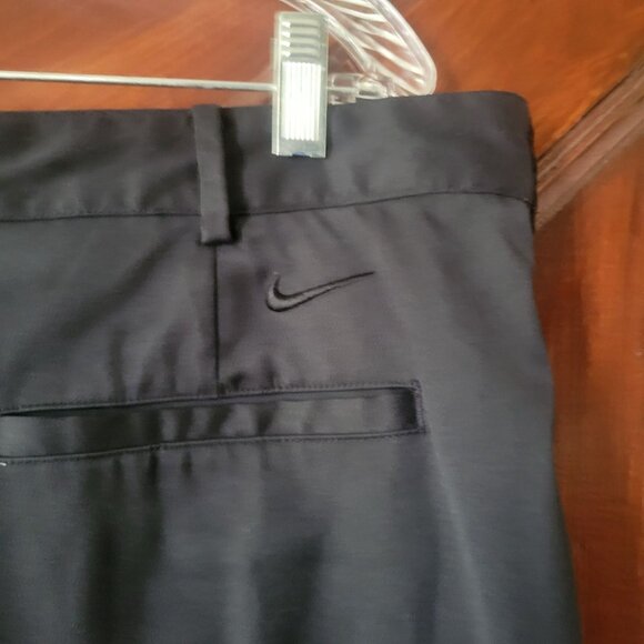 Nike Golf Dri-Fit Mens Black Pants Size 36x30 Polyester Blend - Picture 7 of 8